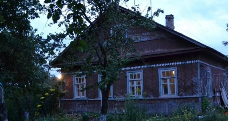 ”Я трьох синів виховала, але на зиму сама дрова колю.” – зі сльо зами на очах сказала іменинця таксисту, який привіз її вже до її хатини
