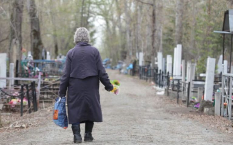 Галина Петрівна встала рано. Вона згадувала свого покійного чоловіка Віктора і дуже сумувала за його присутністю. Прийшовши на могилу Віктора, вона виявила, що дещо пропало.
