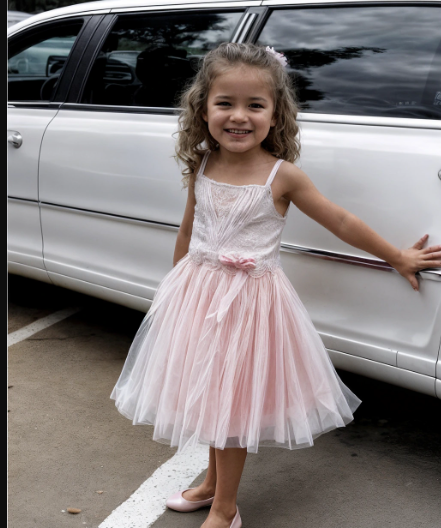 In una festa elegante, tutti deridevano una bambina vestita con un abito semplice e modesto. Nessuno immaginava cosa sarebbe successo poco dopo, quando una lussuosa limousine bianca si è fermata proprio davanti a lei — una svolta sorprendente che ha cambiato per sempre la sua vita.