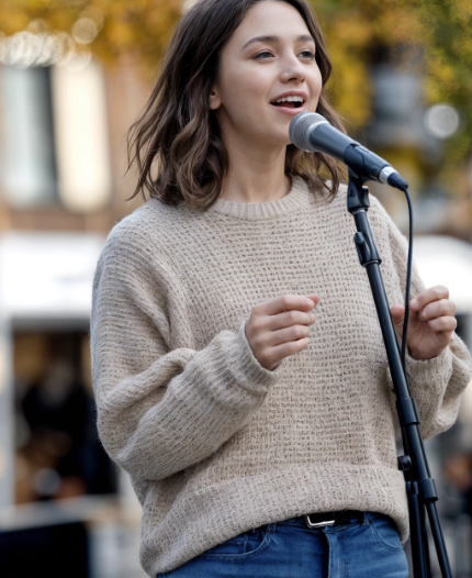 Mentre camminavo per strada, ho sentito una giovane donna cantare una canzone che mia figlia amava cantare prima di sparire 17 anni fa. Spinta dalla curiosità, mi sono avvicinata per capire chi fosse.