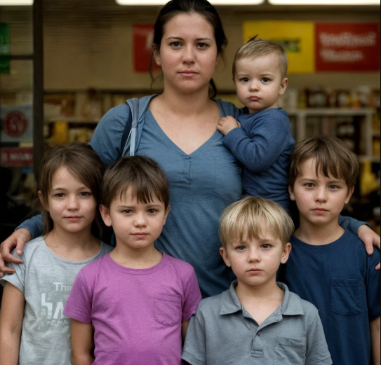 Una madre single con cinque figli non riusciva a coprire le spese della spesa settimanale – finché un perfetto sconosciuto è intervenuto con un gesto inaspettato che ha trasformato per sempre la sua vita.