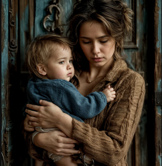 Aprendo la porta con una vecchia chiave trovata tra gli oggetti del marito scomparso, lei guardò lo sconosciuto con il bambino e domandò: «Chi sei?»