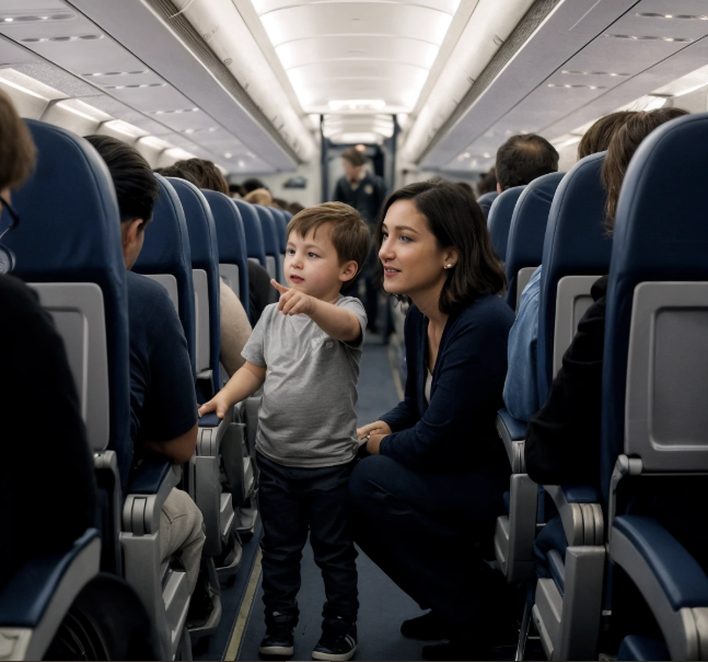 “Sono passati quattro anni dalla scomparsa di suo marito, quando suo figlio, guardando un aereo, indicò un uomo e disse: «Mamma, quello è papà…»”