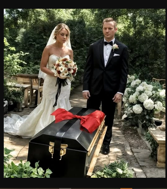 “Nel bel mezzo della cerimonia nuziale, comparve una bara decorata con un enorme fiocco regalo. Quando il coperchio venne sollevato, rimasi senza parole: il cuore mi balzò in gola e per poco non caddi svenuta dalla sorpresa.”