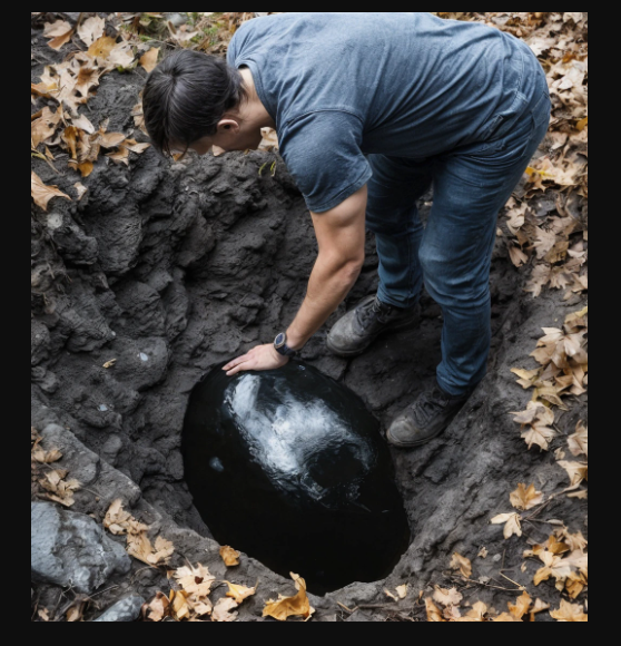 Rientrai a casa in anticipo per fargli una sorpresa e, con mio stupore, lo colsi mentre sotterrava nel nostro giardino un gigantesco uovo nero: da quel segreto inatteso cominciò, però, un legame tra noi ancora più profondo.