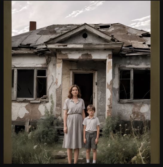 Una madre single ha deciso di rischiare tutto: ha messo gli ultimi novecento dollari in una casa vecchia e abbandonata.