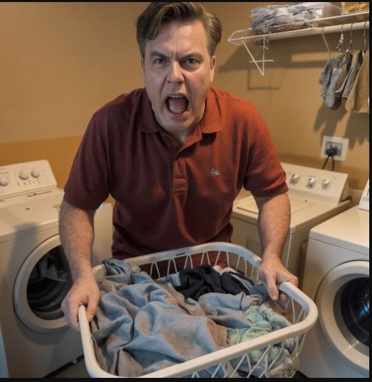 A mezzanotte, alla 39ª settimana, pretende che gli stiri la camicia urlandomi contro… finché suo padre lo rimette al suo posto