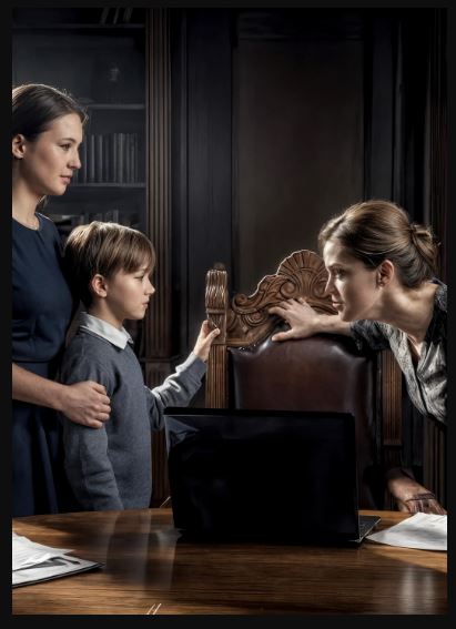 Alla lettura del testamento, mia sorella chiuse subito la questione: «A lei non spetta nulla, papà non l’ha mai voluta bene». Mio zio scoppiò a ridere: «Perfino suo figlio sa che per lui non vale niente». Alcuni annuirono in silenzio, mentre il notaio sistemava i fogli e si preparava a iniziare.  Fu allora che il mio bambino di dieci anni prese coraggio e alzò la voce: «Vi state dimenticando il video che ha lasciato».  L’avvocato inserì la chiavetta nella porta USB e premette play. Quando lo schermo si accese, un brivido gelido attraversò la stanza.