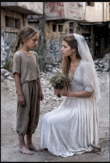 «Un tipo del genere io non lo sposerei mai», esplose all’improvviso una bambina, guardando la sposa ferma sul marciapiede davanti al bar.