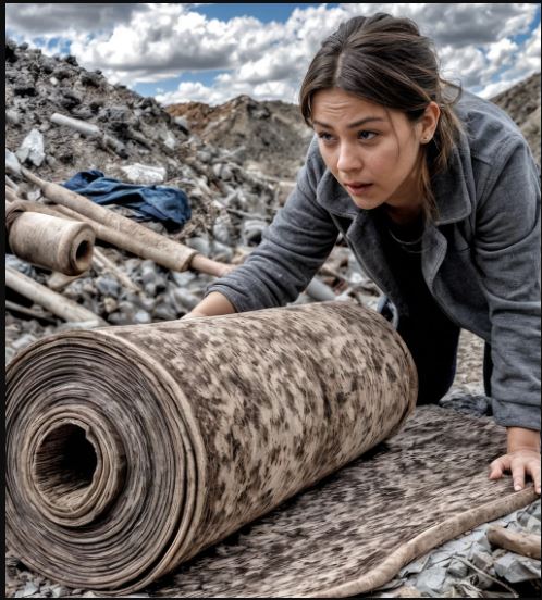 «Era convinta di aver scovato solo un tappeto abbandonato… poi, da lì sotto, arrivò un gemito soffocato: qualcosa – qualcuno – si contorceva piano.»