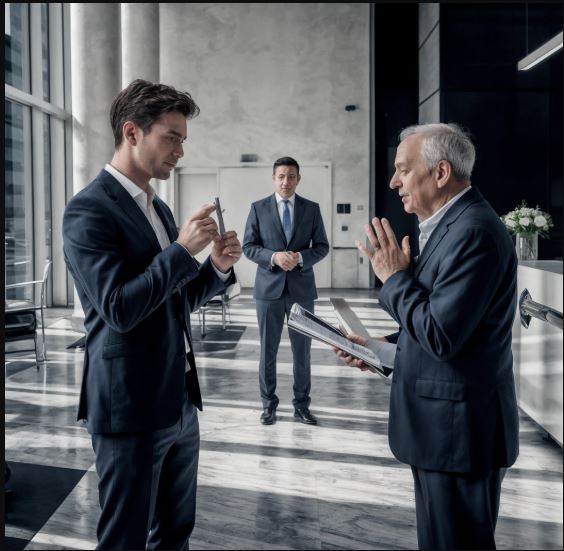 Lo salutai nella lingua dei segni, senza immaginare che alle mie spalle il CEO stesse osservando ogni singolo gesto…