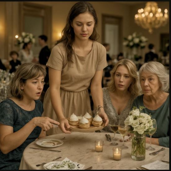 Mi hanno trattata come se fossi la servitù durante un matrimonio… finché lui — il mio fidanzato miliardario — non ha afferrato il microfono.