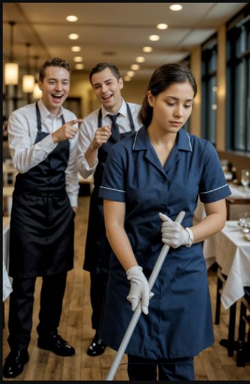 Tutti deridevano la donna delle pulizie zoppicante nel ristorante di lusso… finché un milionario non si alzò, la prese sotto braccio e la portò a casa sua: ciò che accadde dopo fece parlare tutta la città.