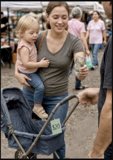 Comprai un passeggino usato in un mercatino di cortile, convinta di portarmi a casa solo un affare. Poi, nascosta nella sua struttura, trovai una scatola segreta—e capii che quel gesto innocente avrebbe cambiato la mia vita per sempre.
