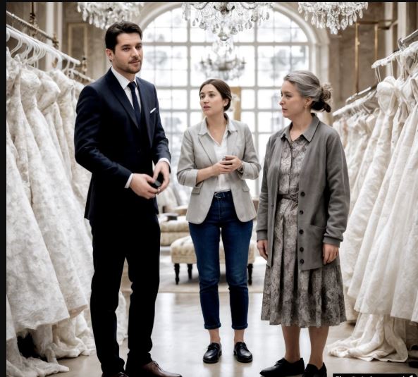 Un’anziana entra in una boutique di abiti da sposa di lusso: il commesso la deride. Un errore fatale.