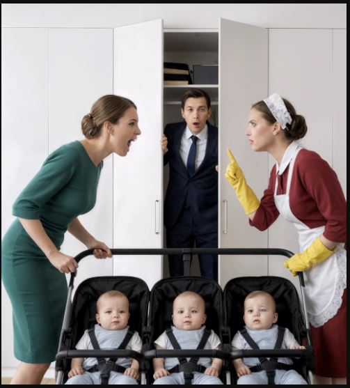 Un miliardario vedovo si finse assente per scoprire come la fidanzata trattava i suoi trigemini… e quello che vide cambiò tutto.