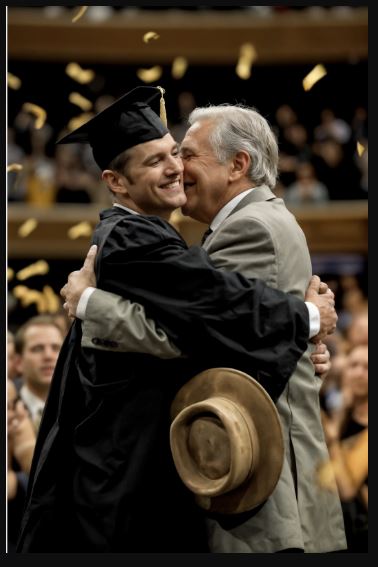 Dal cemento alla toga accademica: le mani di un patrigno che hanno costruito un dottorato