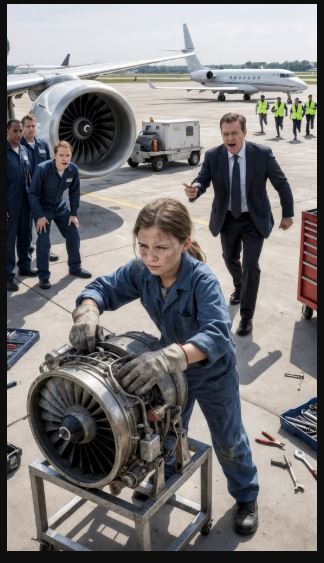 «SE MI PERMETTE… CI PROVO IO.» SEI ORE DI TENTATIVI A VUOTO DA PARTE DEGLI INGEGNERI. POI UNA RAGAZZA SENZA TETTO VARCA LA SOGLIA DELL’HANGAR — E IL MILIARDARIO TAGLIA CORTO: «FATELA PASSARE.» QUELLO CHE SUCCEDE SUBITO DOPO AMMUTOLISCE TUTTI.