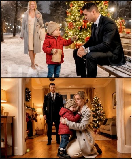 «Non pianga, signore. Se vuole… le presto la mia mamma.» — disse un bambino al CEO, seduto da solo su una panchina al parco.