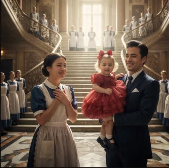 La nascose tra le ombre della cucina della villa, proteggendo sua figlia come un segreto disperato. Ma quando il padrone se ne accorse, la sua reazione fu così inattesa da lasciare tutti senza parole.