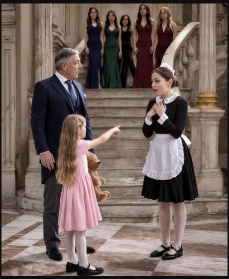 Un miliardario invita alcune modelle perché sua figlia scelga una nuova madre… ma lei indica la donna delle pulizie.