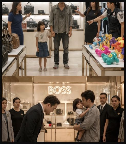 Un padre entrò in un centro commerciale gremito e mise piede in una boutique di borse d’alta gamma… ma venne accolto con scherno e mandato via.