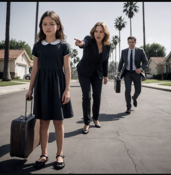 Dopo il funerale del padre in California, una bambina viene lasciata per strada dalla matrigna — ma un avvocato milionario compare dal nulla e porta alla luce un testamento segreto.