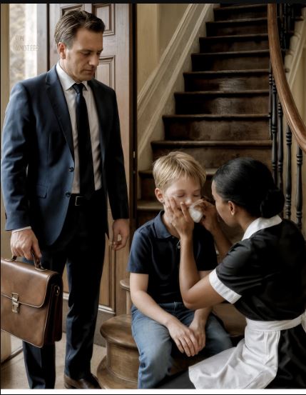 Il padre milionario rientra a casa in anticipo, trova il figlio ferito… e capisce tutto ciò che gli è sfuggito per anni.