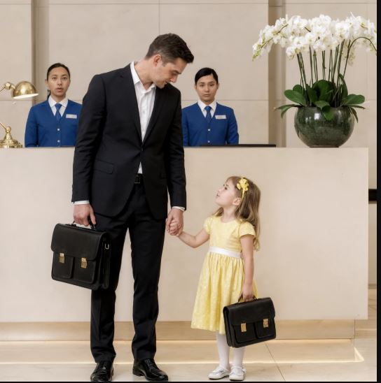 Quando una bambina in abito giallo entra da sola in una multinazionale e dice: «Sono qui a fare il colloquio al posto di mia madre», nessuno può immaginare cosa succederà dopo.