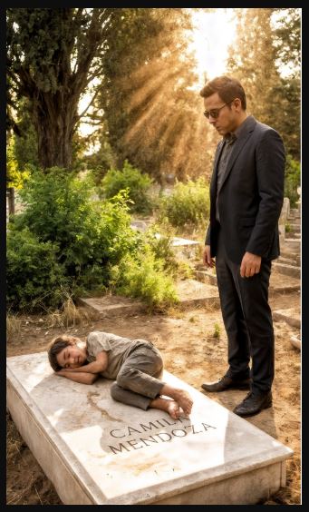 Quel giorno tornai al cimitero, come ogni anno, per salutare mia moglie. Ma sulla sua lapide c’era un bambino scalzo, disteso come per farsi piccolo, con la sua foto stretta al petto. Sussurrò: «Perdonami, mamma»… e in un attimo capii che, per tutto il nostro matrimonio, lei mi aveva tenuto nascosta una verità.