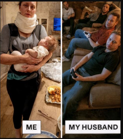 Mio marito mi ha obbligata a ospitare la sua serata tra amici con il collare cervicale — poi è arrivata sua madre.