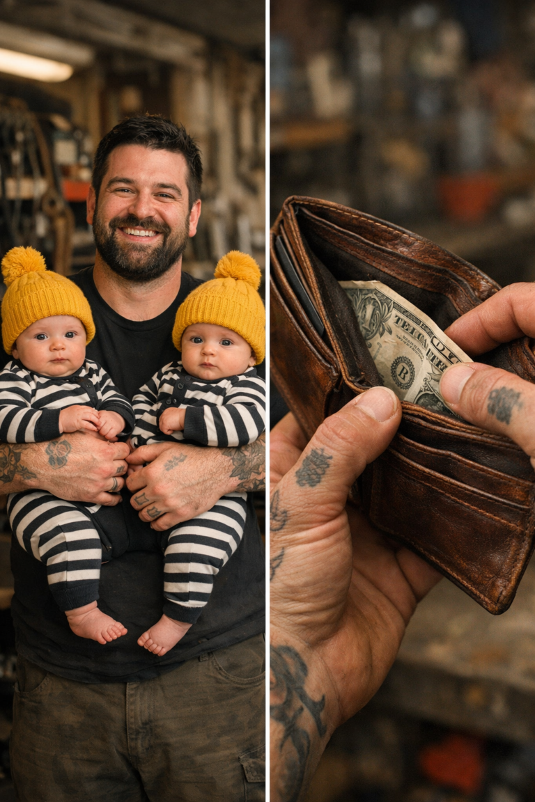 Ho trovato un portafoglio smarrito in un’officina e l’ho restituito — il giorno dopo, uno sceriffo si è presentato alla mia porta