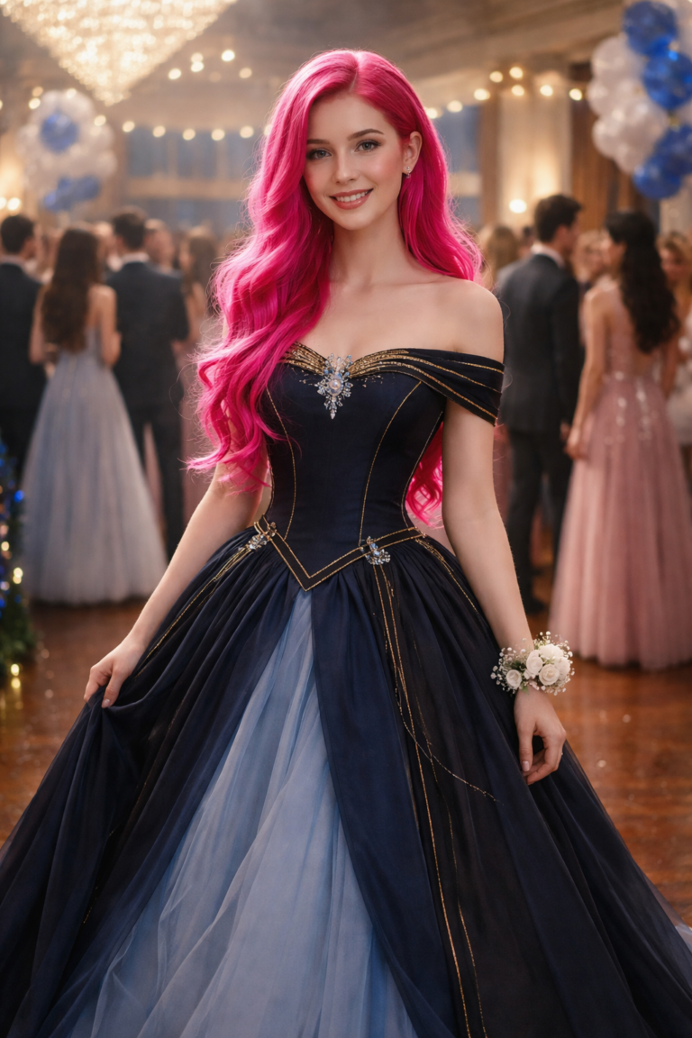 Mia figlia ha realizzato il suo vestito da ballo con la divisa del suo defunto padre – Quando una sua compagna cattiva le ha versato del punch addosso, la madre della ragazza ha preso il microfono e ha detto qualcosa che ha gelato tutta la palestra