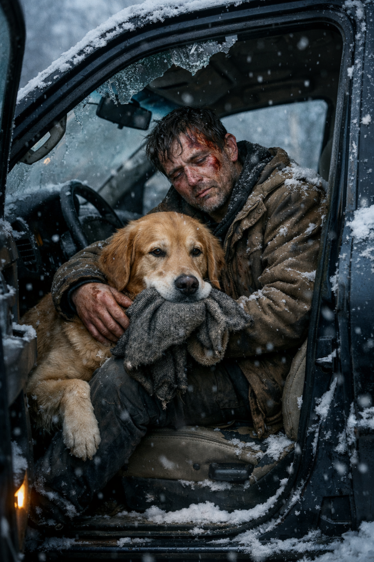 Stava morendo di freddo in una gola oscura finché un cane randagio non lo salvò portando un messaggio dalla sua figlia defunta che avrebbe cambiato la sua vita per sempre e dimostrato che l’amore non muore mai davvero e lo riporta dalla disperazione