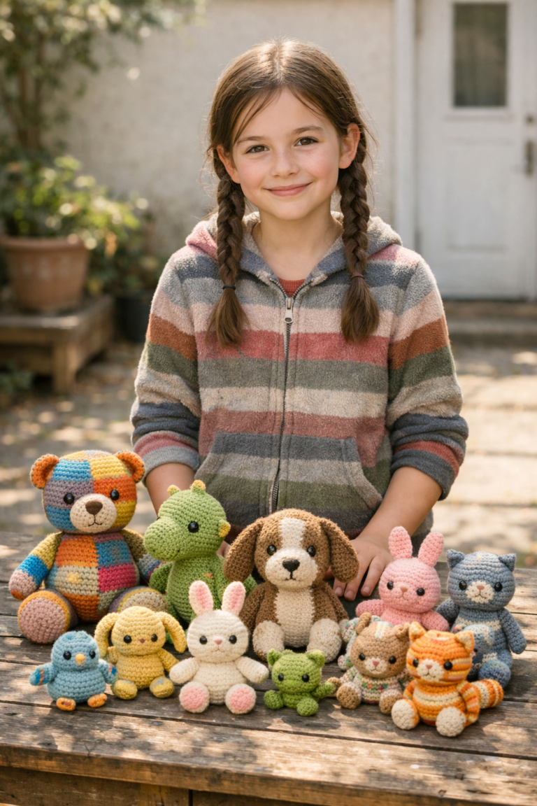 Mia figlia tredicenne ha allestito un piccolo tavolo in giardino per vendere i giocattoli che aveva lavorato all’uncinetto – poi un uomo su una motocicletta si è fermato e ha detto: ‘È da 10 anni che cerco tua madre’