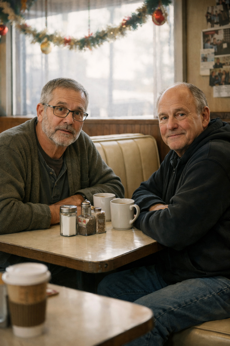 Io e i miei due migliori amici abbiamo promesso di riunirci a Natale dopo 30 anni – invece di uno dei ragazzi, si è presentata una donna della nostra età che ci ha lasciati senza parole