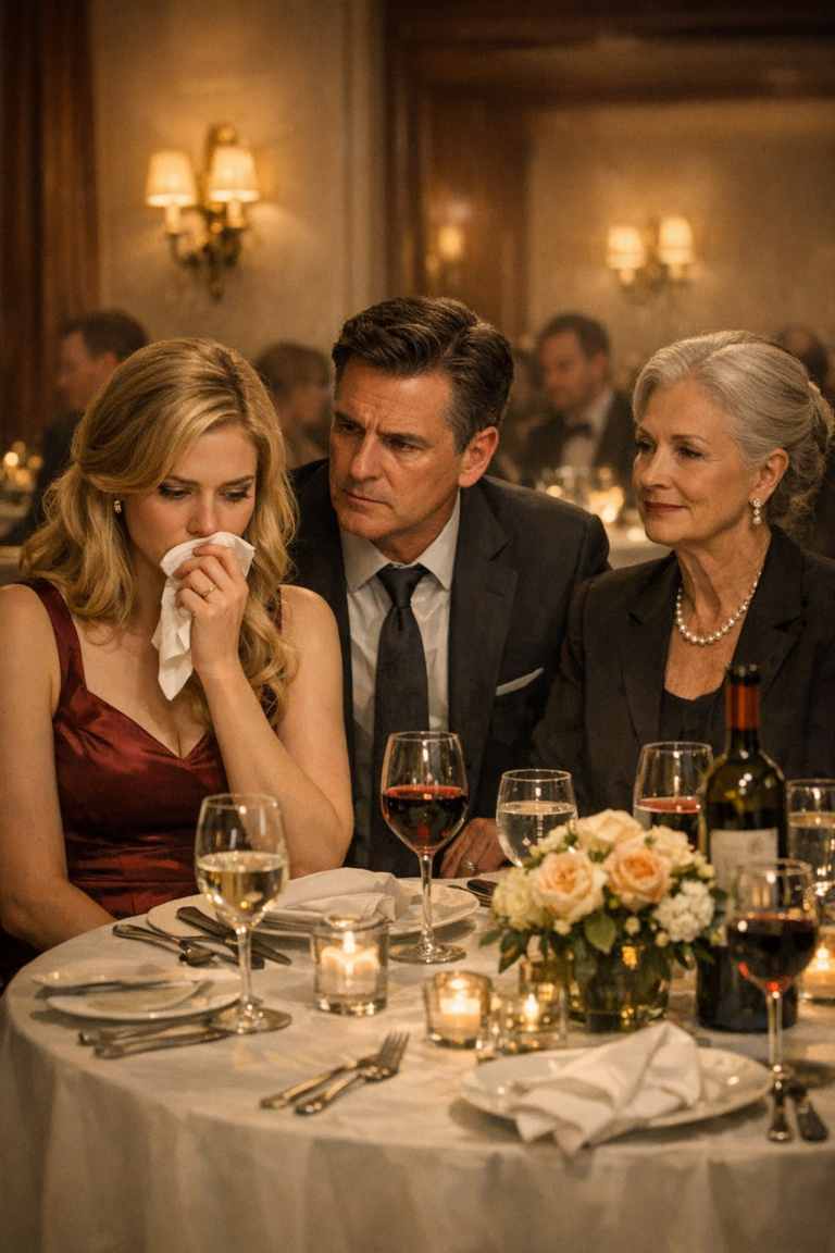 Quando ho detto di no a pagare il conto al ristorante di lusso, lui non ha discusso— mi ha lanciato il vino in faccia. Sua madre ha sorriso mentre tutta la sala si è ammutolita. “Tu …