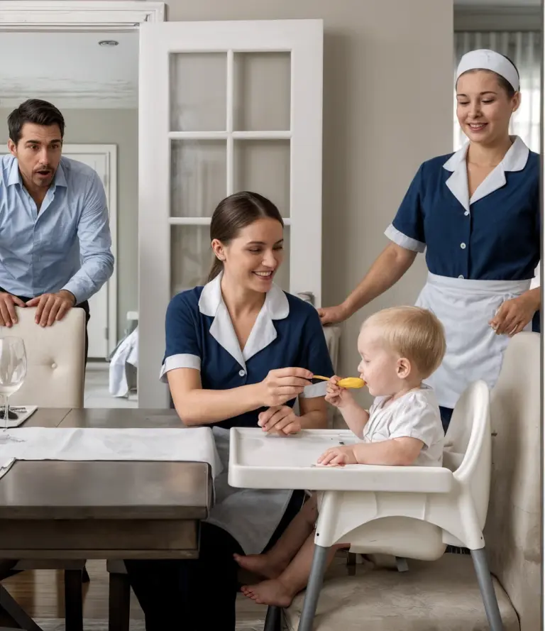 La figlia di un magnate, appena un anno di vita, smise di mangiare per tre settimane: nessun medico capiva il motivo, finché la governante fece qualcosa di impensabile.