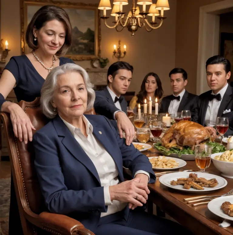 Mi strattonò con violenza davanti a tutti, umiliandomi nel silenzio della tavola del Ringraziamento