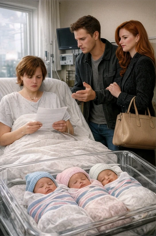 Avevo appena dato alla luce dei trigemini—poi mio marito è entrato con la sua amante e i documenti per il divorzio