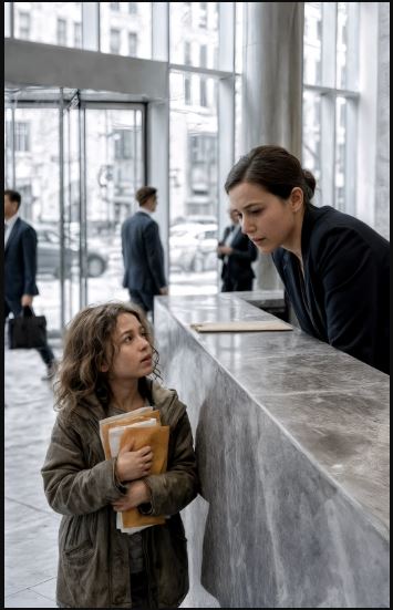 A sette anni attraversa la città da sola e si presenta nella sede di un gigante tech con una lettera urgente: sua madre, presto, potrebbe non riuscire più a scrivere