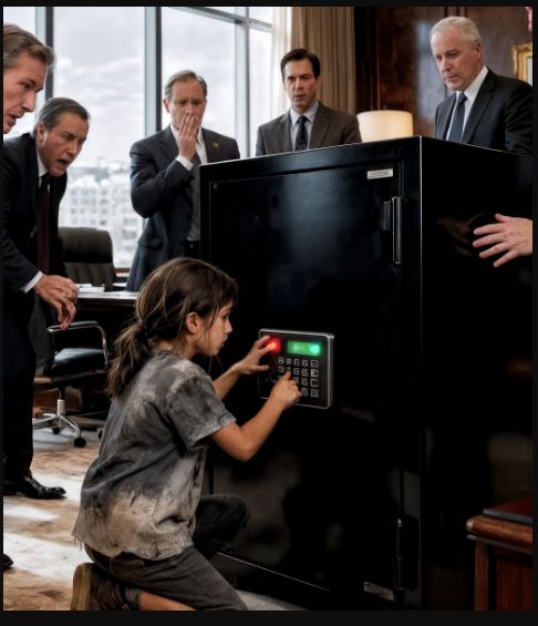 “Ti darò cento milioni se saprai aprire quella cassaforte,” scherzò il miliardario. Ma quando il figlio scalzo della donna delle pulizie prese la parola, nella sala calò un silenzio assoluto.