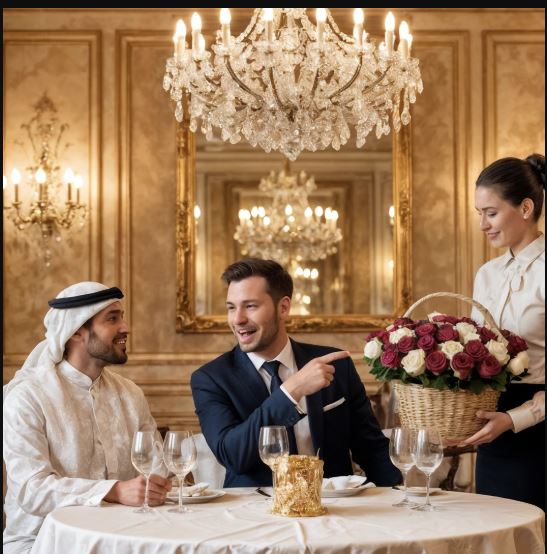 «Se riesci a vendermi queste rose in arabo, ti pago centomila», la canzonò il miliardario… ma poi rimase senza parole.