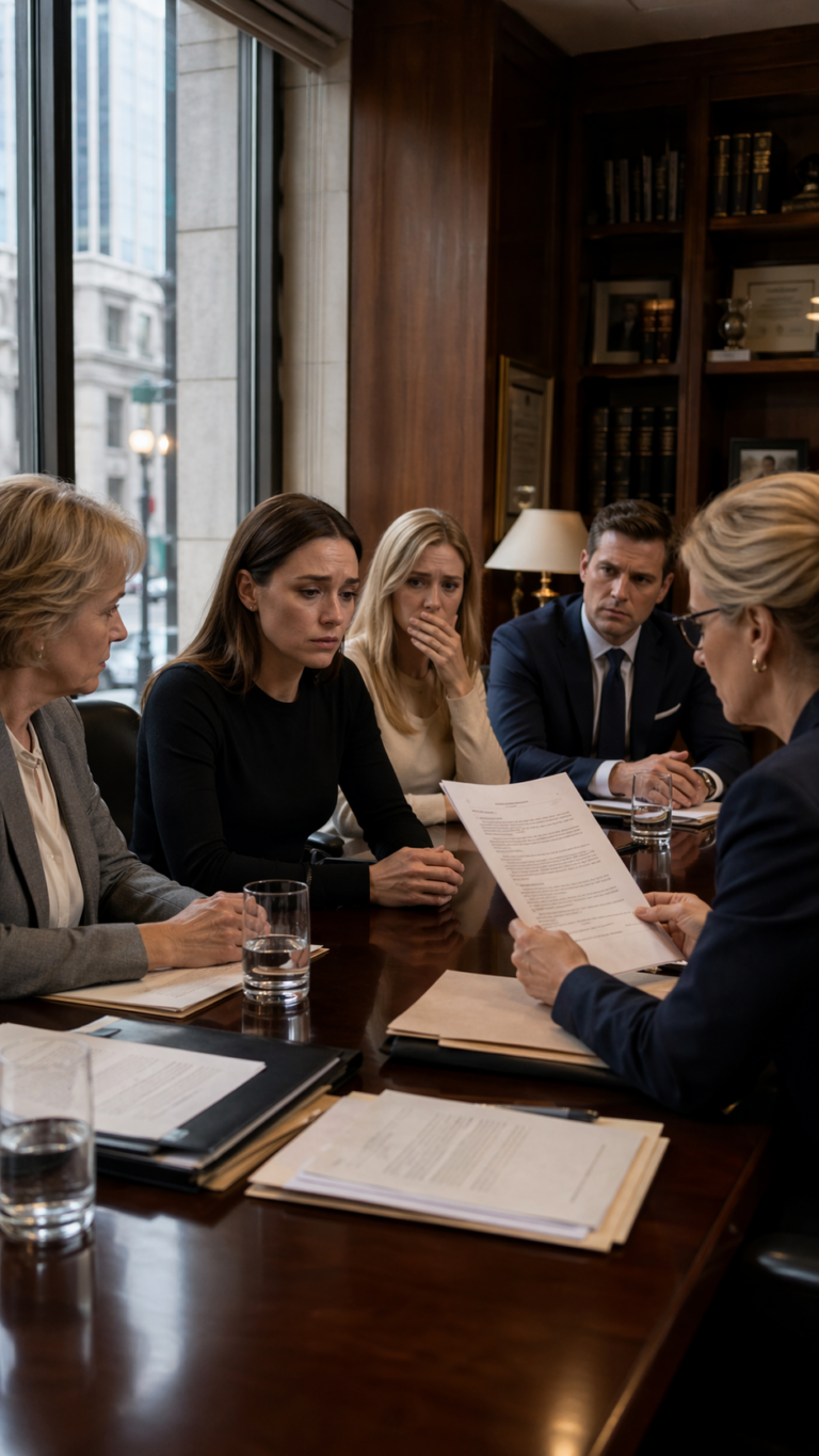 Mio fratello mi ha chiuso fuori e ha detto che non avrei avuto nulla fino alla lettura del testamento, che ha cambiato tutto