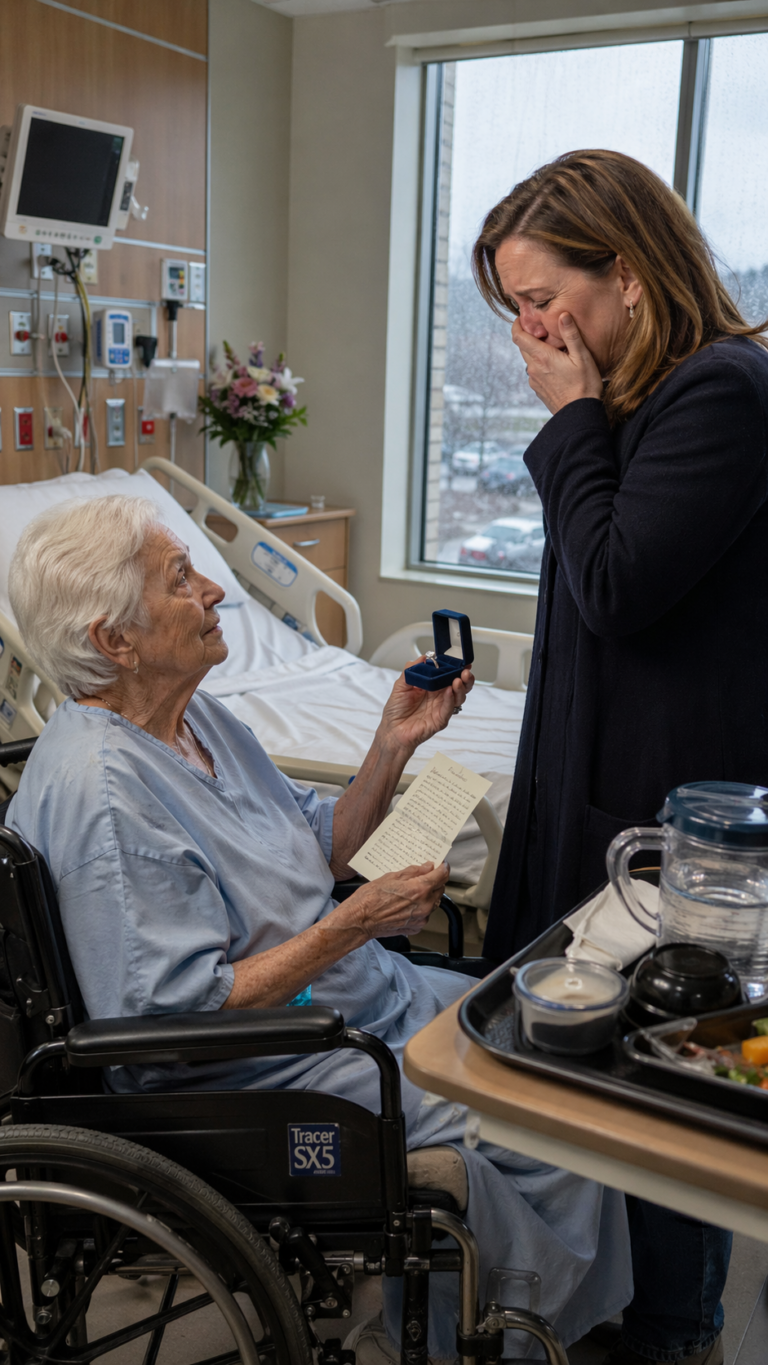 Ho trovato il padre del mio ex marito da solo in una casa di riposo e ha sussurrato il mio nome
