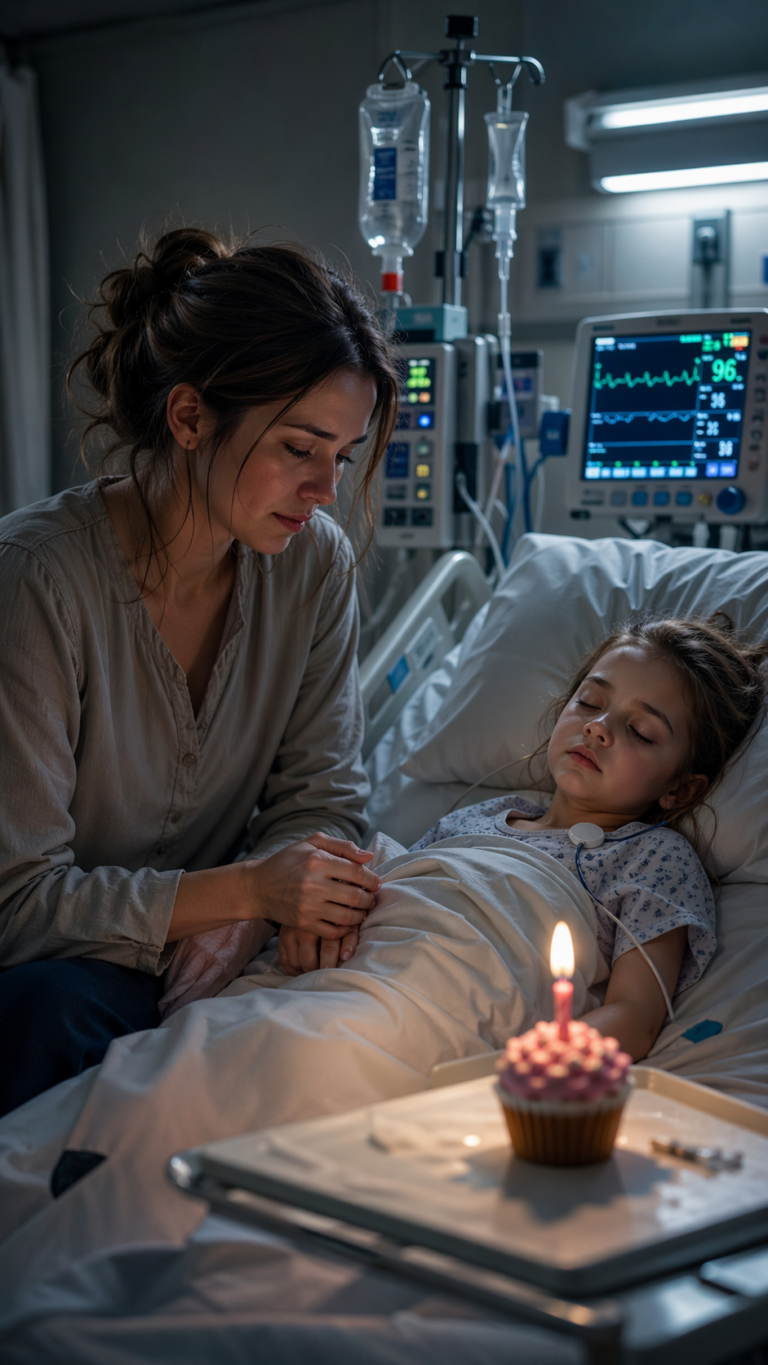 Mentre mia figlia lottava per la vita in terapia intensiva, mia madre mi scriveva dei cupcake per una festa. Fu in quel momento che capii quanto ero davvero sola.