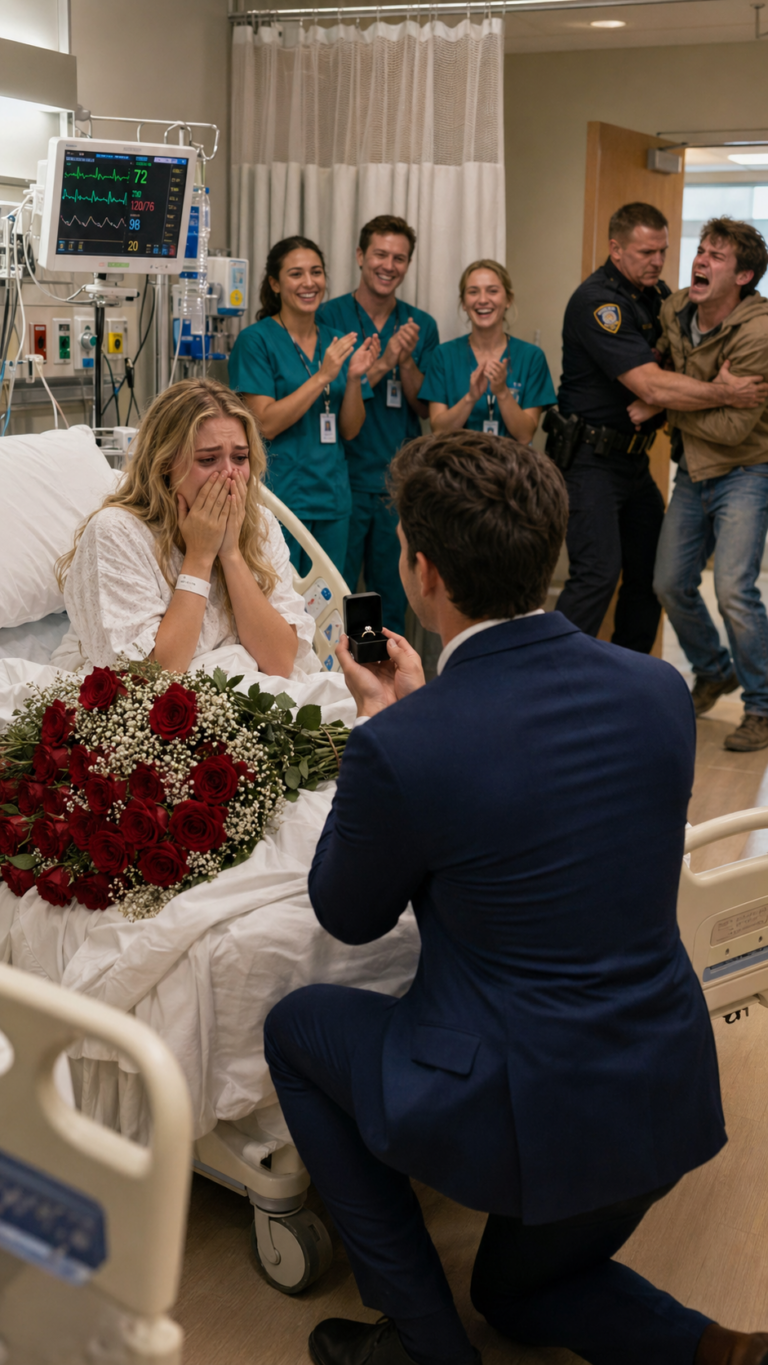 Prima dell’intervento, mio marito mi scrisse: «Voglio il divorzio. Non ho bisogno di una moglie malata.» Il paziente nel letto accanto mi consolò. «Se sopravvivo a questo, dovremmo sposarci», dissi. Lui annuì. Un’infermiera sussultò: «Hai idea di chi tu abbia appena chiesto?» – Notizie