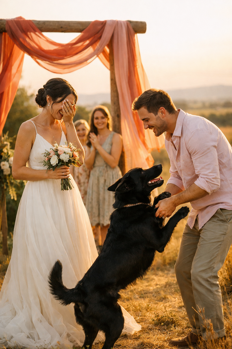 Durante il matrimonio, il mio cane ha improvvisamente attaccato lo sposo, scioccando tutti. Ma la verità che ha rivelato ha fatto piangere la sposa in modo incontrollabile.
