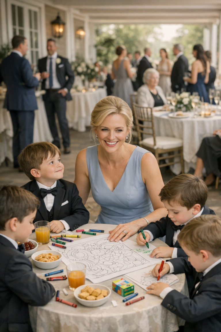 Mio fratello mi ha mandato al tavolo dei bambini—fino a quando il suo CEO miliardario si è seduto accanto a me