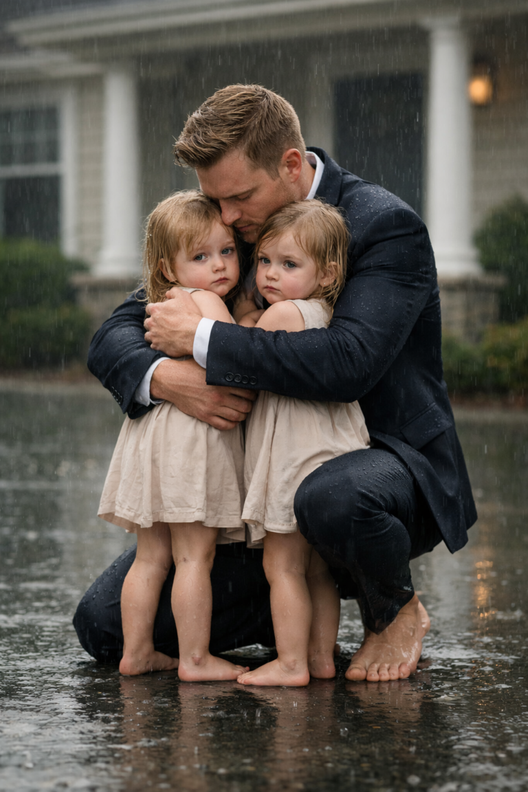 Sono tornato a casa durante una tempesta in Connecticut e ho trovato i miei gemelli chiusi fuori — Al mattino, mia moglie e il mio socio erano spariti con tutto